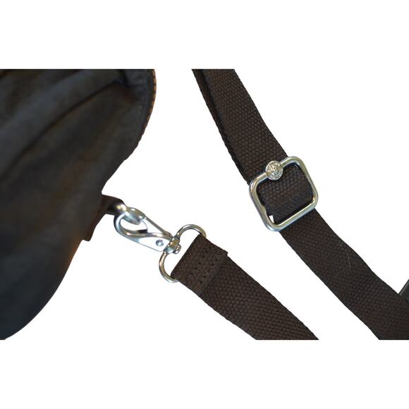 Kipling Barbie Bina Small Nylon Crossbody Bag in Black Noir - Picture 6 of 8